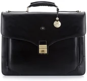 Teczki i aktówki - Wittchen Teczka ze skóry z wyciętą klapą 39-3-012-1 - miniaturka - grafika 1