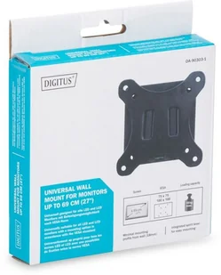 Digitus Uchwyt cienny pojedynczy 1xLCD max 27" max obciążenie 18kg poziomnica AJASSL000000006 - Uchwyty do monitorów - miniaturka - grafika 5