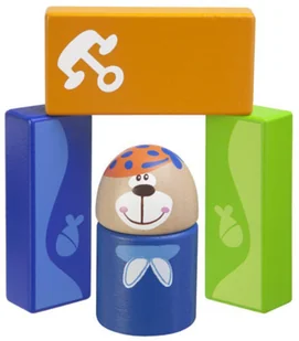 Chicco Zestaw klocków drewnianych 23 szt. CHI00005165000000 - Klocki - miniaturka - grafika 5