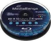 Nośniki danych - MediaRange BD-R DL 6x CB 50GB MediaR Pr. 10 - MR509 - miniaturka - grafika 1