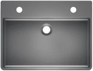 Umywalki - Axis Umywalka nablatowa SILBA 55 Moonlight grey silba55mg - miniaturka - grafika 1