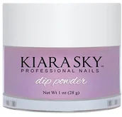 Manicure tytanowy - KIARA SKY KIARA SKY DIP POWDER - D409 D'LILAC D409 - miniaturka - grafika 1