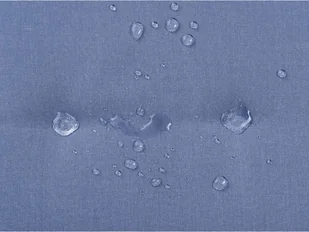 Beliani Zestaw 8 poduszek na krzesła ogrodowe niebieskie MAUI - Fotele i krzesła ogrodowe - miniaturka - grafika 5