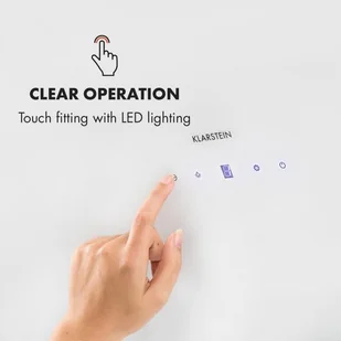 Klarstein Annabelle 60 Biały (TK15-Annabelle60WH) - Okapy kuchenne - miniaturka - grafika 3