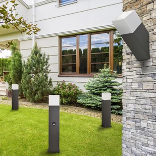 Polux Kinkiet ogrodowy aluminiowy 307316 z serii NEW YORK - Lampy ogrodowe - miniaturka - grafika 8