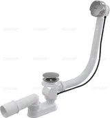 Korki do umywalek - Alca PLAST Alcaplast Syfon wannowy korek automatyczny chrom długość 80cm) A51CRM-80 ! - miniaturka - grafika 1