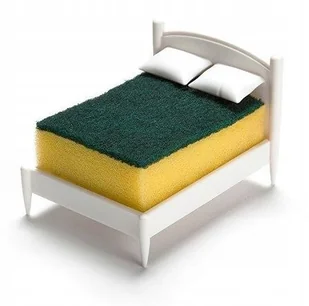 OTOTO Stojak na gąbkę kuchenną OTOTO Clean Dream, biały, 8x8,5x11,5 cm - Miseczki i talerzyki dla dzieci - miniaturka - grafika 2