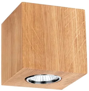 Spotlight Spot LAMPA sufitowa WOODDREAM 2576176 ekologiczna OPRAWA drewniana kostka cube downlight orzech 2576176 - Lampy sufitowe - miniaturka - grafika 5