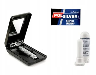 Tradycyjna Maszynka Do Golenia Na Żyletki + Stojak - Maszynki do golenia i wkłady - miniaturka - grafika 5