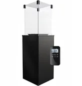 Ogrzewanie przenośne - Kratki Ogrzewacz gazowy Patio Mini kominek 4-8,2 kW pilot - miniaturka - grafika 1