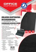 Akcesoria do laminatorów - OFFICE PRODUCTS OKŁADKI DO BINDOWANIA OFFICE PRODUCTS KARTON A4 250GSM SKÓROPODOBNE 100SZT. CZARNE zakupy dla domu i biura 20232525-05 - miniaturka - grafika 1