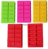 Formy do ciast - FOREMKA FORMA SILIKONOWA KLOCKI LEGO 10 klocków - miniaturka - grafika 1