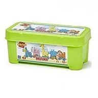 Klocki - Ecoiffier Pociąg ze zwierzętami w zoo 7600007840 - miniaturka - grafika 1