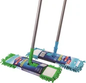 Miotły, szufle, mopy - Oskar Delko Mop płaski Chenille bez trzonka 40x14cm 1szt  49323 - miniaturka - grafika 1
