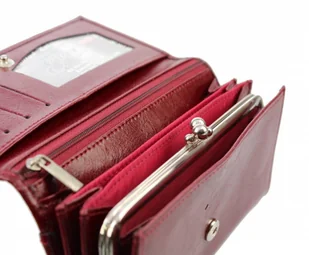 Elkor (PL) Portfel Damski (PL) Długi Klamra Skóra Naturalna EL16 - Portfele - miniaturka - grafika 11