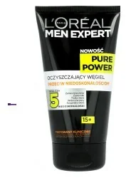 Loreal Paris Paris Men Expert Pure Power 15+ żel-oczyszczający węgiel przeciw niedoskonałościom 150ml - Kosmetyki do pielęgnacji twarzy męskie - miniaturka - grafika 4