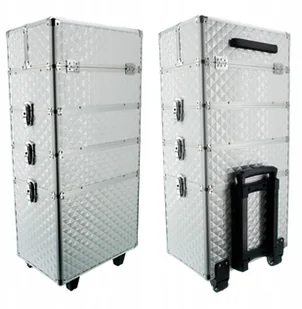 Kuferek kosmetyczny walizka XXL troley na kółkach - Kosmetyczki, organizery i kuferki - miniaturka - grafika 4