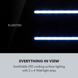 Klarstein High Line 77 Czarny - Okapy kuchenne - miniaturka - grafika 6