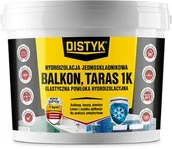 Uszczelnienia - Den Braven Distyk - Chemia Budowlana Hydroizolacja jednoskładnikowa balkon, taras 1K Distyk wiadro 5kg niebieski CH0292DPL - miniaturka - grafika 1