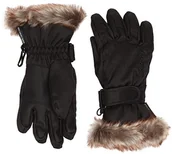 Rękawice narciarskie - Ziener damski LIM Girls Glove Junior rękawice narciarskie, czarny 801938 - miniaturka - grafika 1