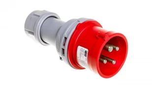 PCE Wtyczka przenośna 16A 400V 3P+Z IP44 bezśrubowe podłączenie 014-6TT - Kostki, złączki, wtyczki - miniaturka - grafika 2