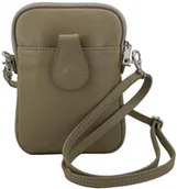 Etui i futerały do telefonów - Barberini's Skórzane etui na telefon - Beżowe 887-2 - miniaturka - grafika 1