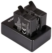 Ładowarki do telefonów - Patona Immax Ładowarka Dual GoPro Hero 5/6/7 + 2x baterie 1250mAh - miniaturka - grafika 1