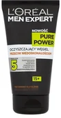 Kosmetyki do pielęgnacji twarzy męskie - Loreal Paris Paris Men Expert Pure Power 15+ żel-oczyszczający węgiel przeciw niedoskonałościom 150ml - miniaturka - grafika 1