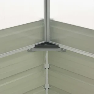 vidaXL Inspekt antracytowy 100 x 100 x 77 cm stal galwanizowana 45724 - Szklarnie ogrodowe - miniaturka - grafika 7