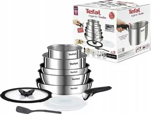 Tefal Garnki Patelni Ingenio Emotion Inox Indukcja - Zestawy garnków i patelni - miniaturka - grafika 3