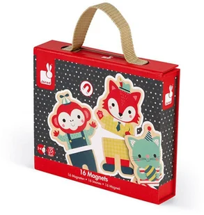 Janod 8 BABY FOREST MAGNETS - Klocki - miniaturka - grafika 3