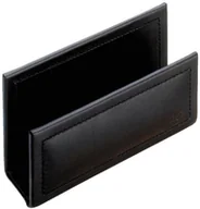 Półki łazienkowe - Läufer Bieżnik 33016  atmosferę Modena stojak na listy 16 x 6,5 x 8,5 cm, wykonana z prawdziwej skóry, czarny 33016 - miniaturka - grafika 1