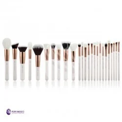 Jessup marka skóra tapicerki profesjonalnych Make-Up-zestaw pędzli Beauty kosmetyki Foundation power Rouge rzęsy Lippenstift Natural-Synthetic włosy pędzelek NEW25 - Pędzle do makijażu - miniaturka - grafika 2