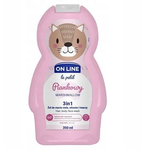 On Line LE PETIT ŻEL 3W1 DLA DZIECI 350ML PIANKOWY - Kosmetyki kąpielowe dla dzieci - miniaturka - grafika 2