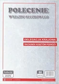 Druki akcydensowe - Firma krajewski Polecenia wyjazdu służbowego - DELEGACJA / krajowa [Pu/Os-232] Pu/Os-232 - miniaturka - grafika 1