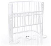 Łóżeczka i kojce - Babybay łóżko kontynentalne Comfort biały lakierowany - miniaturka - grafika 1