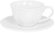 Filiżanki - Ashdene Filiżanka Do Espresso Porcelanowa Ze Spodkiem Ashdene Chloe Biała 85 Ml - miniaturka - grafika 1
