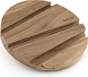 Podstawki pod garnki - Podstawka Eva Trio pod gorące naczynie i tablet Smartmat dębowa 520415 - miniaturka - grafika 1