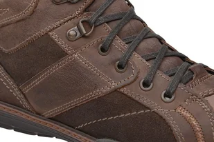 MANITU Trzewiki zimowe MANITU 670296-2 Braun Brązowe ocieplane 26367 - Buty zimowe męskie - miniaturka - grafika 6