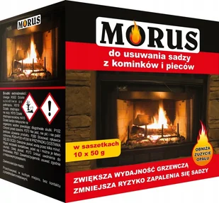 Bros MORUS Proszek do usuwania sadzy z kominków i pieców, 10X50 g 5904517174030 - Inne artykuły czyszczące - miniaturka - grafika 2