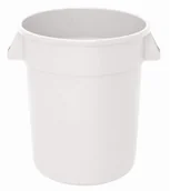 Pojemniki i kosze gastronomiczne - Vogue Okrągły kosz na śmieci | biały | 38L GG792 - miniaturka - grafika 1