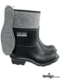 Lemigo 758040940A buty filcaki Eva 804 rozmiar 40 czarny - Obuwie robocze - miniaturka - grafika 2