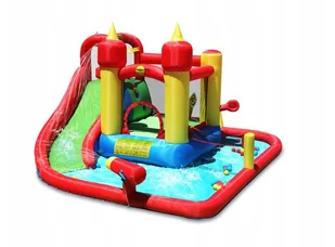 HAPPYHOP HAPPYHOP DMUCHANIEC ZJEŻDŻALNIA 9W1 WODNE SZALEŃSTWO 9016 9016 - Place zabaw - miniaturka - grafika 2