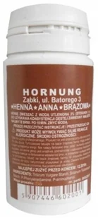 Anna Henna Proszkowa do brwi Brąz brązowa 50g - Akcesoria i kosmetyki do stylizacji brwi - miniaturka - grafika 2