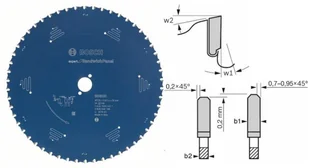 Bosch RUNDSAVKL 355X2.6X30MM 80T EXP SANDWICH 2608644147 - Tarcze do pił - miniaturka - grafika 2