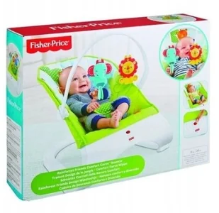 Fisher Price Zielony CJJ79 - Leżaczki i huśtawki - miniaturka - grafika 5