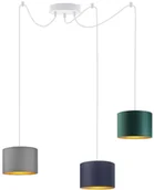 Lampy sufitowe - LYSNE Sufitowy żyrandol pająk WAIKIKI GOLD 400040/95 W5 - miniaturka - grafika 1