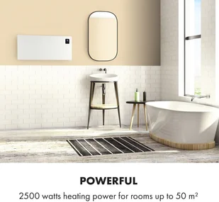Klarstein Klarstein Bansin Smart 2500, grzejnik konwekcyjny, 2500W, sterowanie aplikacją ACO14-Bansin2500WB - Ogrzewanie przenośne - miniaturka - grafika 4