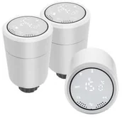 Systemy inteligentnych domów - Termohlavica bezdratova IMMAX NEO SMART 3x hlavice Zigbee TUYA 07732A) - miniaturka - grafika 1