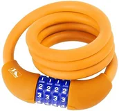 Akcesoria rowerowe - M-Wave DS 12.10 S zamek rowerowy spiralny, pomarańczowa, jeden rozmiar 231067 - miniaturka - grafika 1